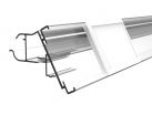 ESL profile for Wanzl (Wire-Tech) wire shelves with soft hinge